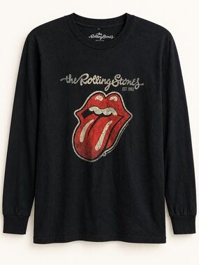 The Rolling Stones Long Sleeve Graphic Band Tee